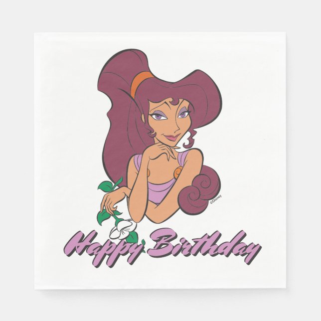 Megara Goddess at Heart Napkins (Front)