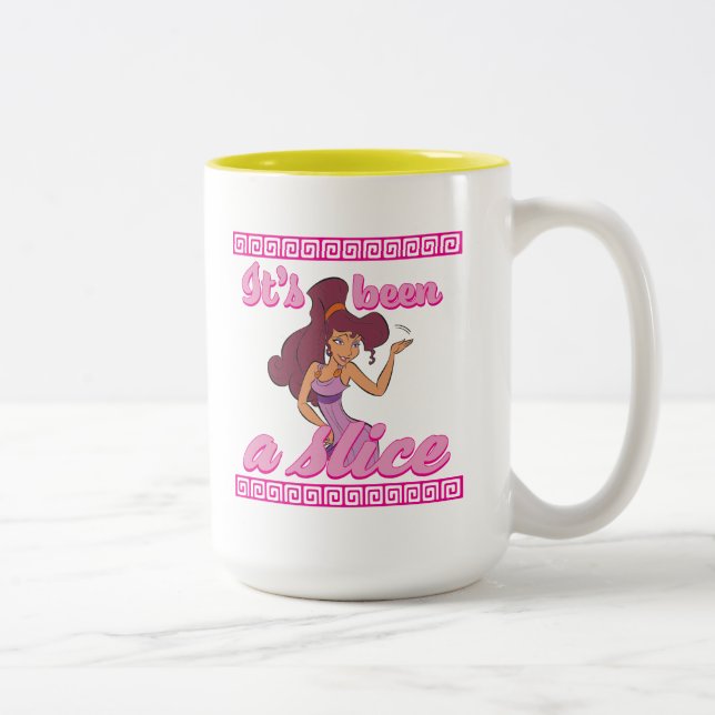 Megara - It's Been a Slice Two-Tone Coffee Mug (Right)
