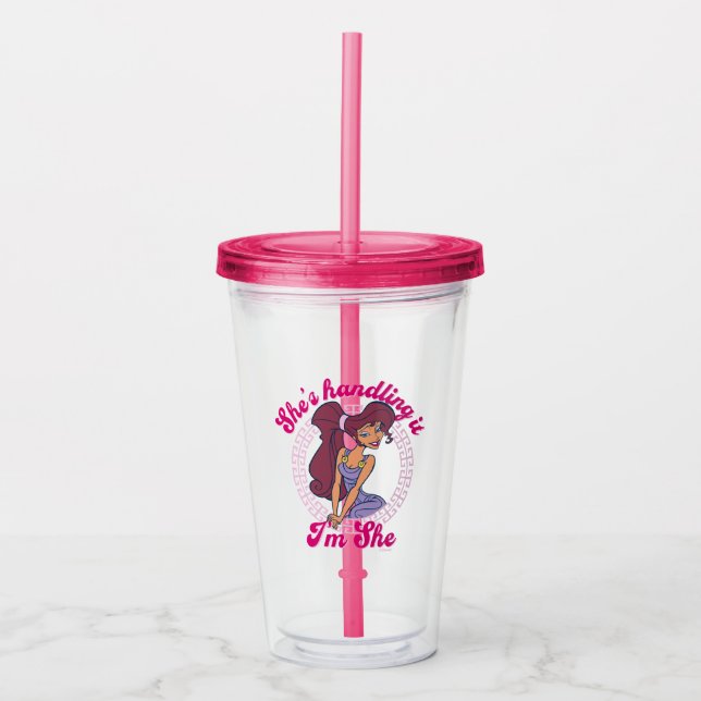 Megara - She's Handling It, I'm She Acrylic Tumble Acrylic Tumbler (Front)