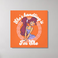 Megara - She's Handling It, I'm She Canvas Print
