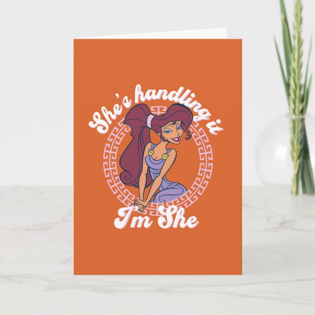 Megara - She's Handling It, I'm She Card (Front)