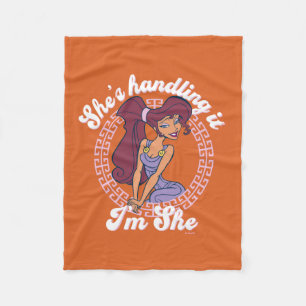 Megara - She's Handling It, I'm She Fleece Blanket