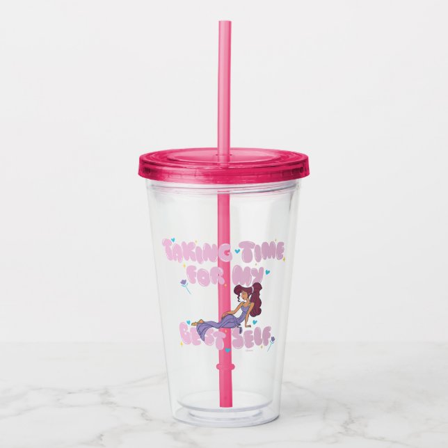 Megara - Taking Time For My Best Self Acrylic Tumb Acrylic Tumbler (Front)