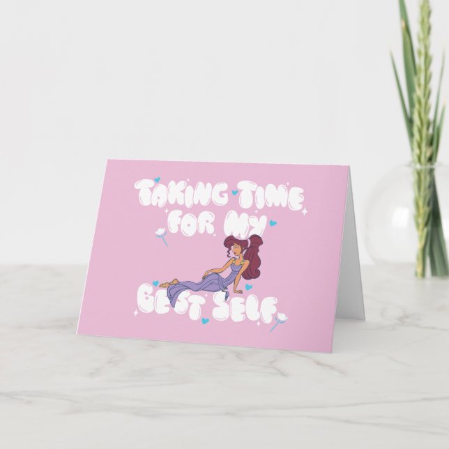Megara - Taking Time For My Best Self Card (Front)