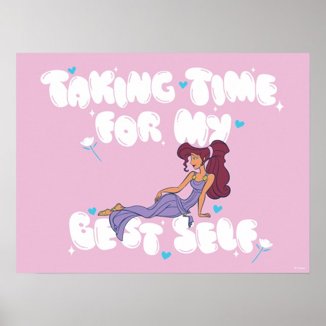 Megara - Taking Time For My Best Self Poster (Front)