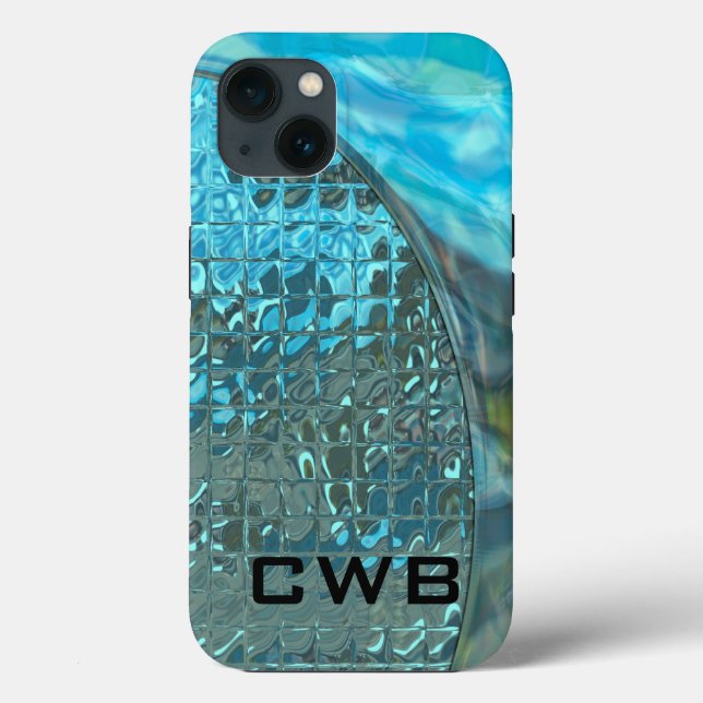 Megastyle Diva Monogram Case-Mate iPhone Case (Back)
