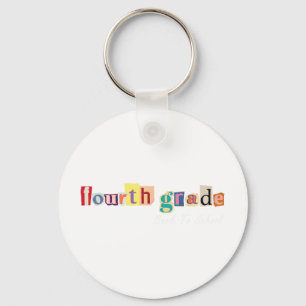 Megazine Letter Fourth Grade Teacher Kids Back To  Key Ring