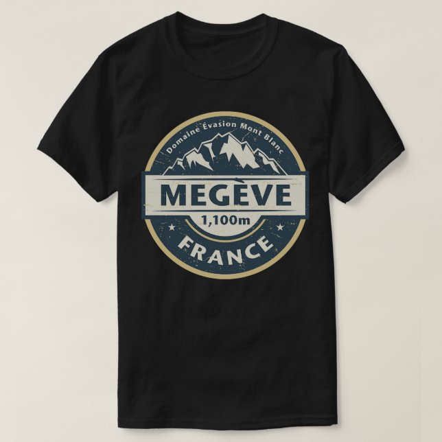 Megeve France T-Shirt (Design Front)