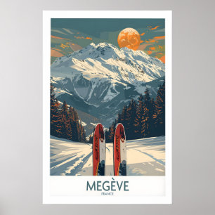 Megève Ski Print - France 1