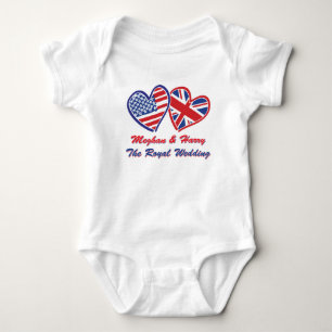 Meghan and Harry The Royal Wedding Baby Bodysuit