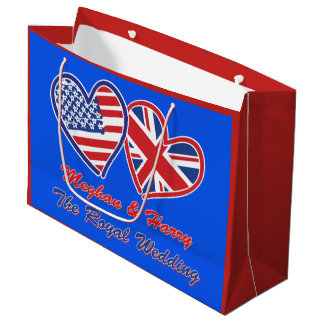 Meghan and Harry the Royal Wedding Large Gift Bag