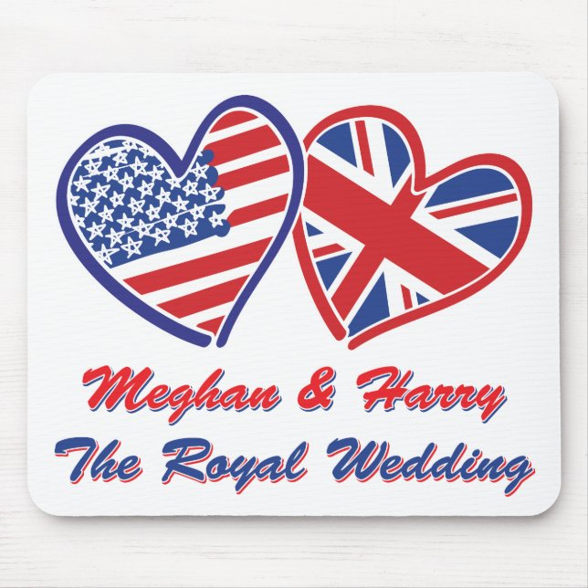 Meghan-and-Harrys Wedding Mouse Mat (Front)