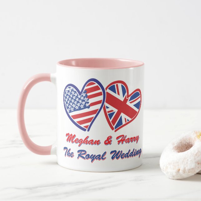 Meghan-and-Harrys Wedding Mug (With Donut)
