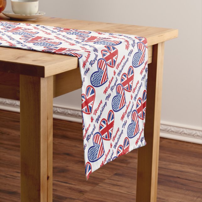 Meghan-and-Harrys Wedding Short Table Runner (In Situ)