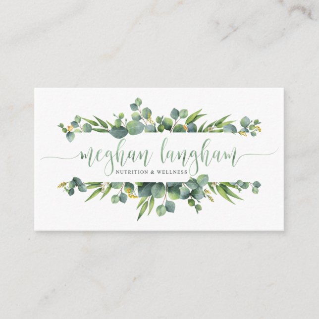 Meghan Langham Business Card (Front)