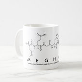 Meghann peptide name mug (Front Left)