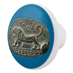 Megiddo Seal Ceramic Knob