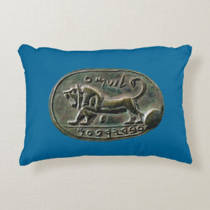 Megiddo Seal Decorative Cushion