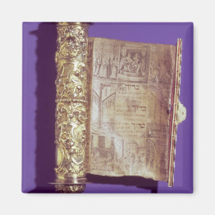 Megillah  in a silver case, Vienna, c.1715 Magnet