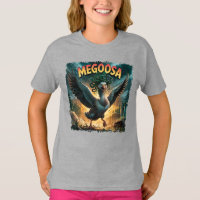 Megoosa Illustration – Medusa Goose Funny Scary
