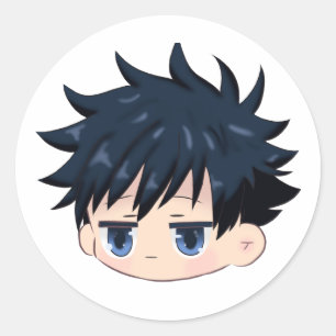 Megumi inspired chibi classic round sticker