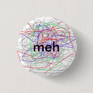 meh 3 cm round badge