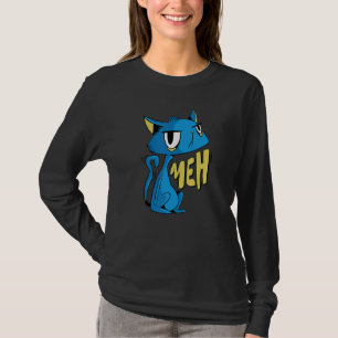 Meh Cat Graphic For Cat T-Shirt