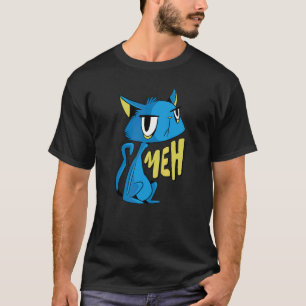 Meh Cat Graphic For Cat T-Shirt