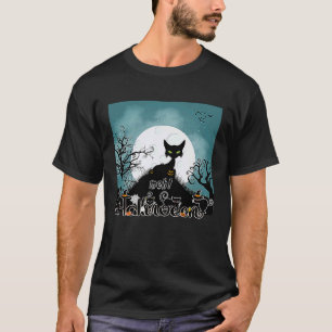 Meh Cat Halloween Costumes Halloween Black Cat T-Shirt