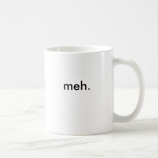 meh. coffee mug
