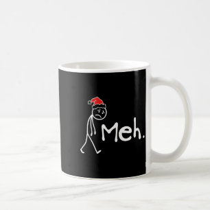 Meh. Funny Christmas Introvert Coffee Mug