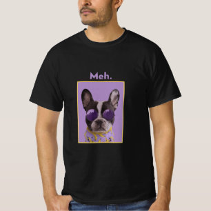Meh funny dog meme T-shirt