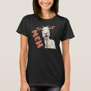 Meh, Funny Farm Animal T-Shirt