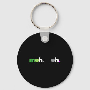 Meh Meh Aroace Pride Lgbtq, Lgbt Aro Ace, Aromanti Key Ring