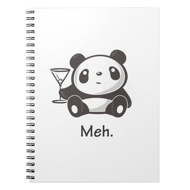 Meh Panda Notebook (Front)