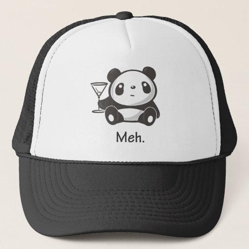Image of Meh Panda Trucker Hat