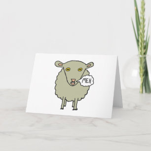 Meh Sheep Card