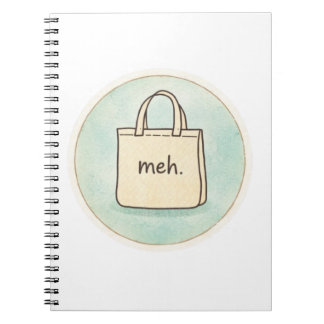 Meh Shopping Tote Notes Notebook