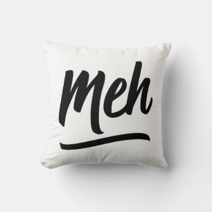 Meh Typography Cushion