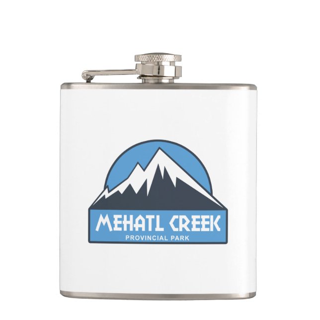 Mehatl Creek Provincial Park Hip Flask (Front)