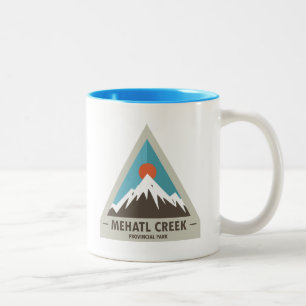 Mehatl Creek Provincial Park Two-Tone Coffee Mug
