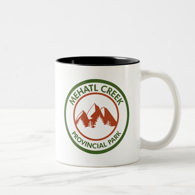 Mehatl Creek Provincial Park Two-Tone Coffee Mug (Right)