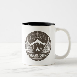 Mehatl Creek Provincial Park Two-Tone Coffee Mug