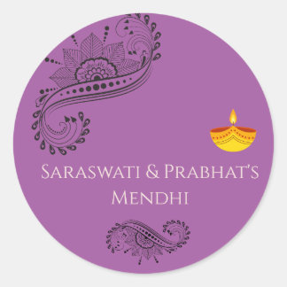 Mehendi customised stickers