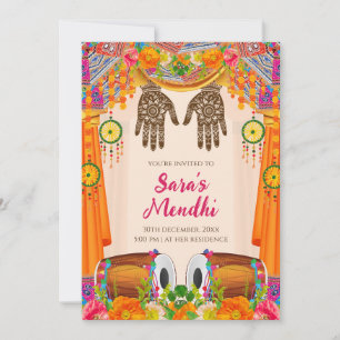 Mehendi invitation Digital Mehndi invite