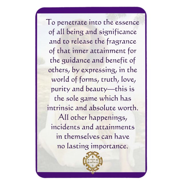 Meher Baba Game Magnet (Vertical)