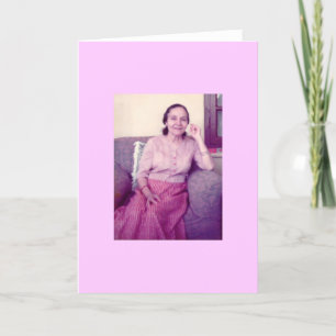 Mehera, 1976 card
