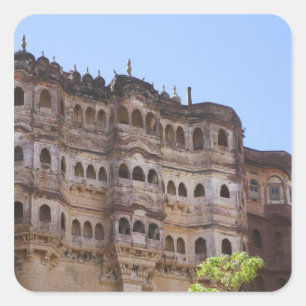 Meherangarh, the Majestic Fort, Jodhpur, Square Sticker