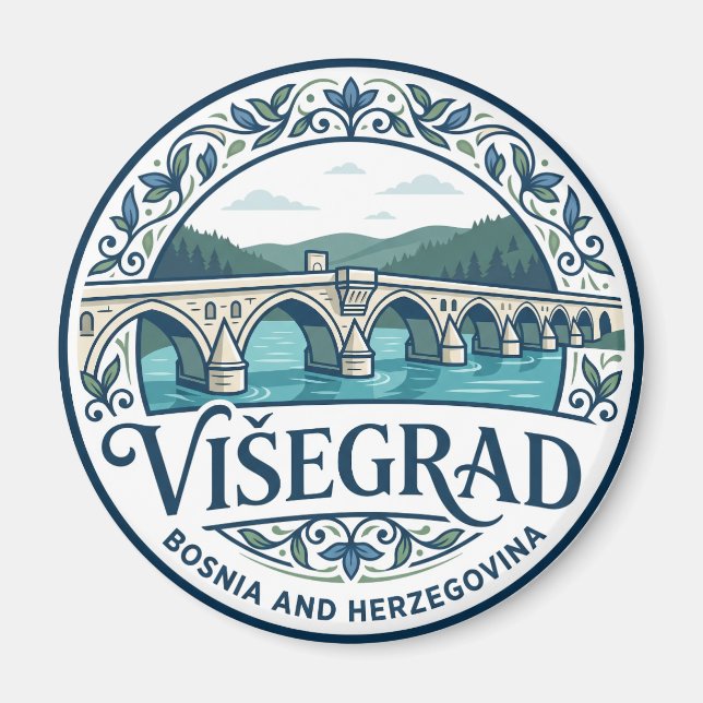Mehmed Paša Sokolović Bridge Magnet (Front)