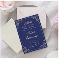 Mehndi Ceremony Blue Islamic Muslim Wedding
